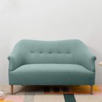 Elegant blue sofa